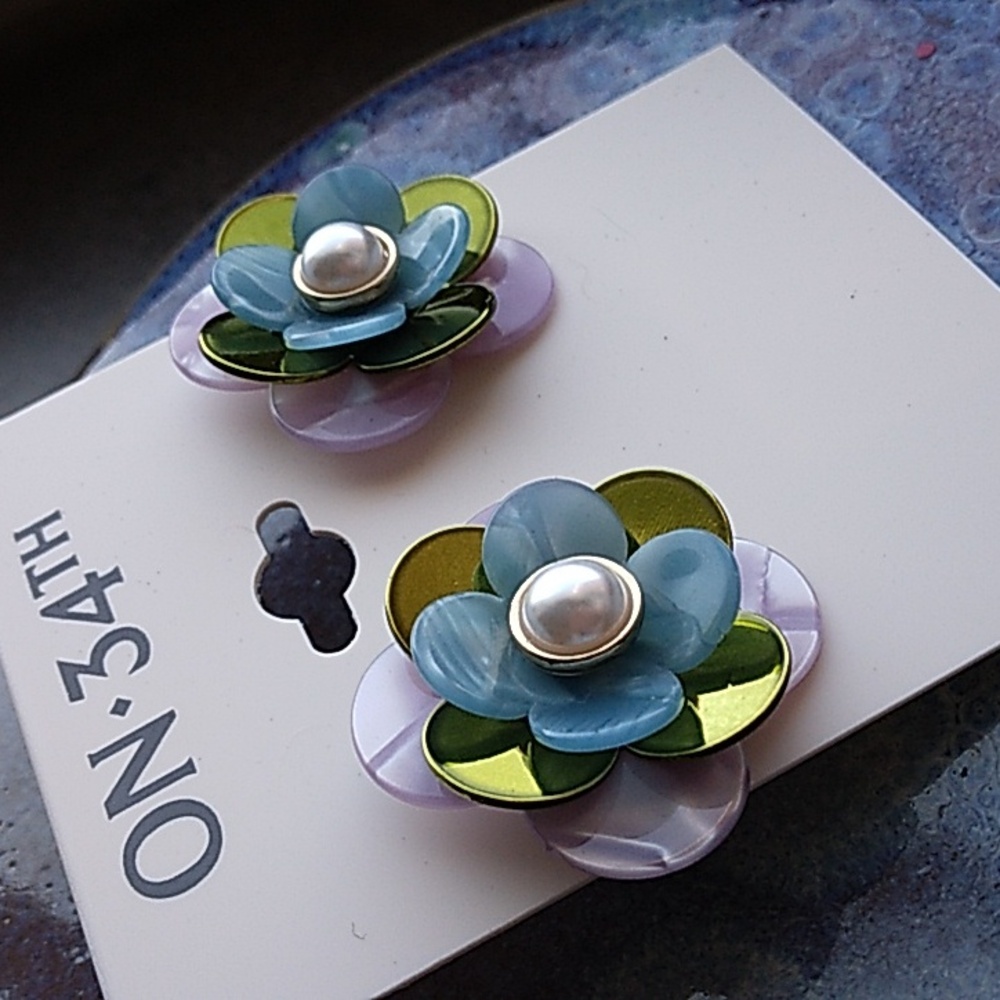 ON 34th Floral Stud Earrings